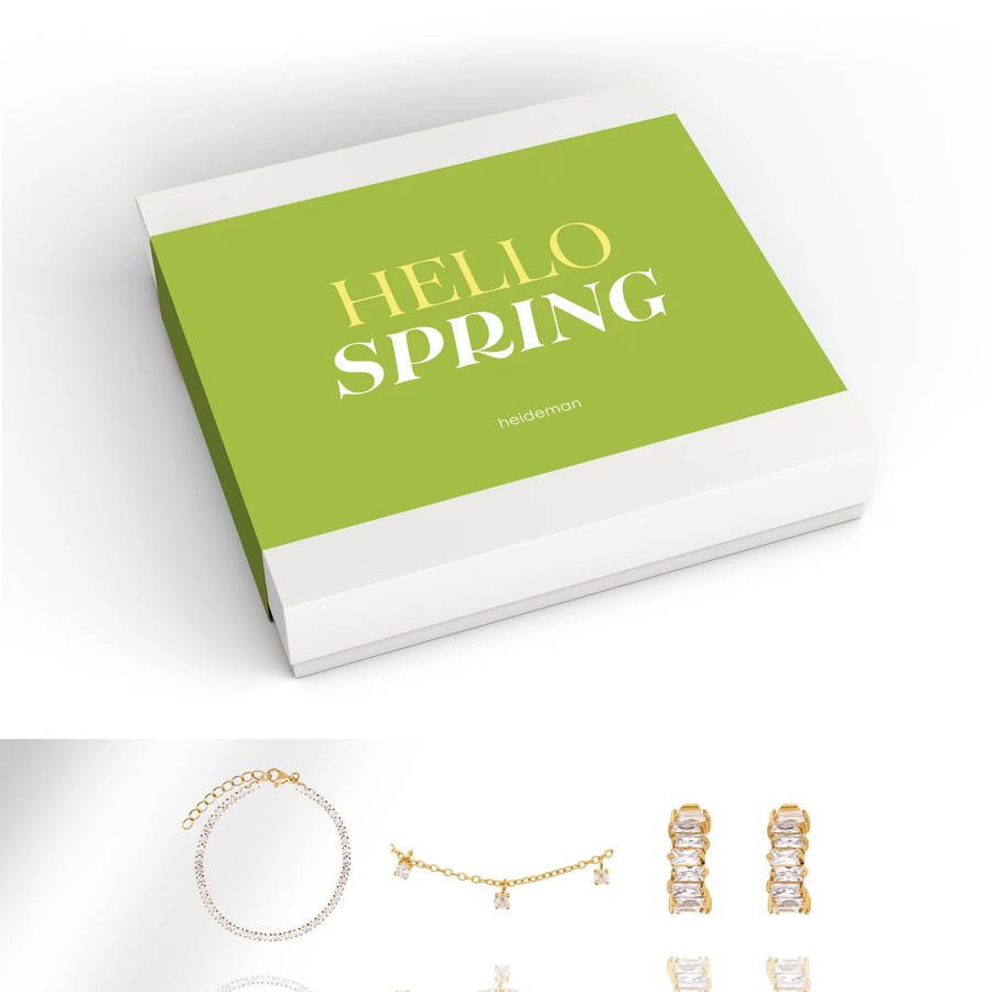 Heideman Geschenkbox, Gold, Kristall, Damen - Bild 1