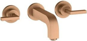 Hansgrohe Axor Citterio Fertigmontageset Waschtischarmatur mit Einhebelmischer in Bronze gebürstet - Bild 1
