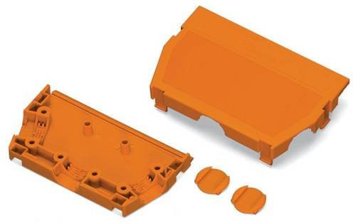 WAGO Anrastbares Zugentlastungsgehäuse 232-609 in Grau und Orange, 25 Stück - Bild 1