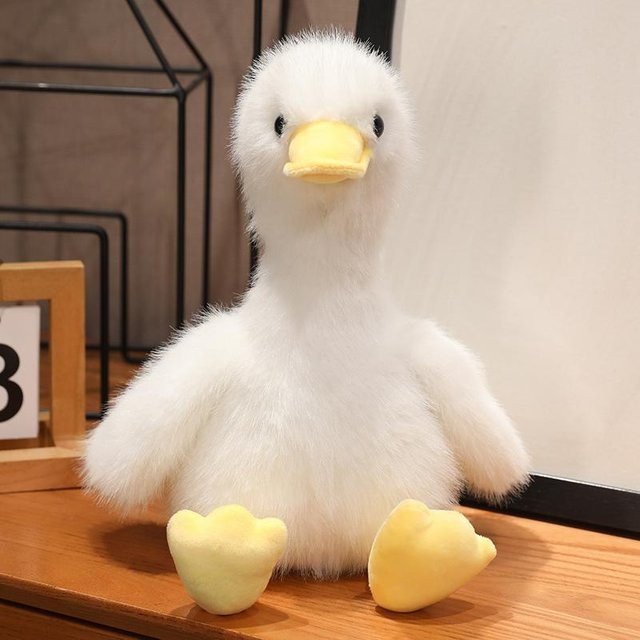 Gelbe Enten Puppe Plüschtier, Weiß, 1-teiliges Set - Bild 1