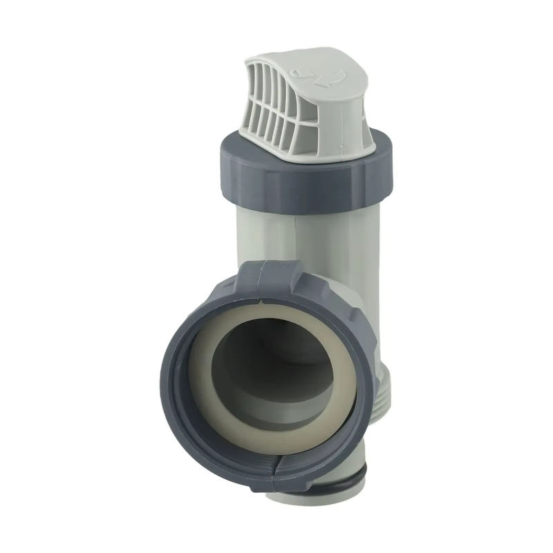 Intex Kunststoff-Pool-Kolbenventil mit Typ B Schlauchadapter in Grau als Ersatzteil für Boden-Pool-Kolbensysteme - Bild 2