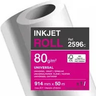 Clairefontaine Inkjet Universal Plotterpapier, Weiß, 80 g/m², matt - Bild 1