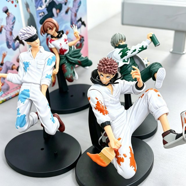 Sega Jujutsu Kaisen Graffiti Battle, Fushiguro Megumi Kugisaki Nobara, Actionfiguren, Kunststoff, Bunt / Mehrfarbig - Bild 1
