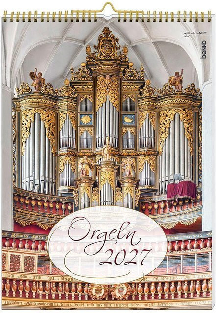 Wandkalender Orgeln 2027 von St. Benno Verlag, Multicolor, B: 42,0 cm, H: 42,0 cm, T: 12,0 cm - Bild 1