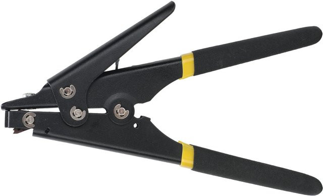 Tragbare Nylon-Kabelbinderpistole aus Kunststoff mit einstellbarer Spannung zum Befestigen und Schneiden in Schwarz - Bild 1