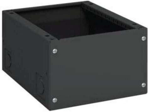 Hager FZ661A Universalsockel für FR+FS Schränke, Schwarz, B/T/H: 20 x 30 x 40 cm - Bild 1
