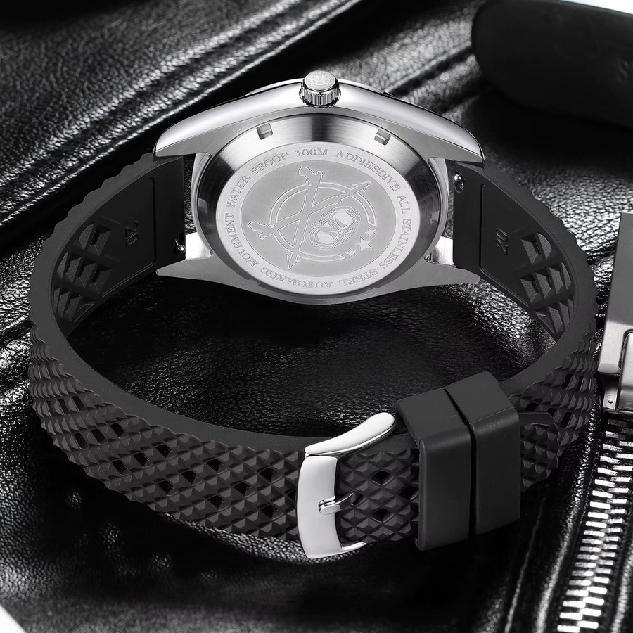 ADDIESDIVE Armbanduhr, Automatik, Edelstahl, Blau, Herren - Bild 5