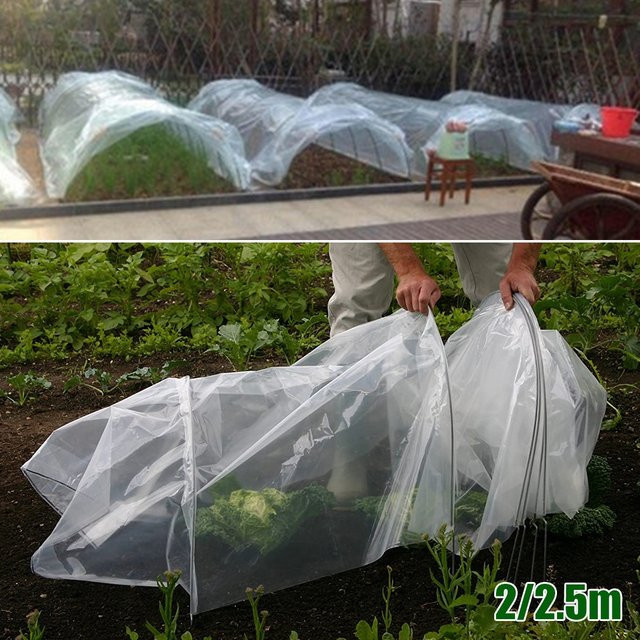 Vibratite Gewächshaus Tunnelfolie aus transparentem Kunststoff für den Gartenbau und Gemüseanbau - Bild 1