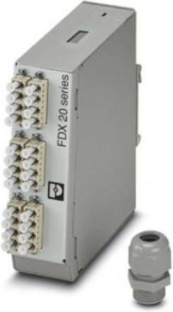 Phoenix Contact LWL-Spleißbox FOC-FDX20-PP-LCQ6-MM in Grau - Bild 1