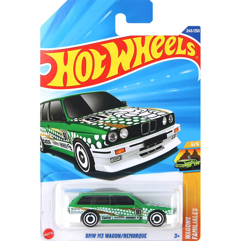 Hot Wheels BMW M3 Wagon, Spielzeugauto, 1:64, Grün, Metall - Bild 1