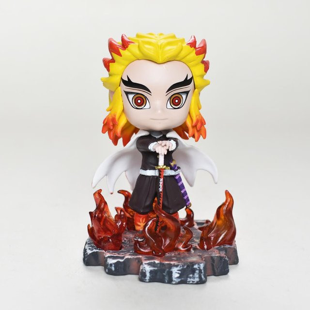 Fashnics Demon Slayer Rengoku Kyoujurou Figur Anime Statue Modell - Bild 1