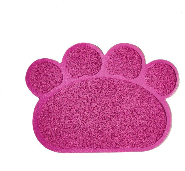 Wasserdichte Katzenstreu-Matte von Yiran Furniture in Hellrosa, B/T: 30 x 40 cm - Bild 1