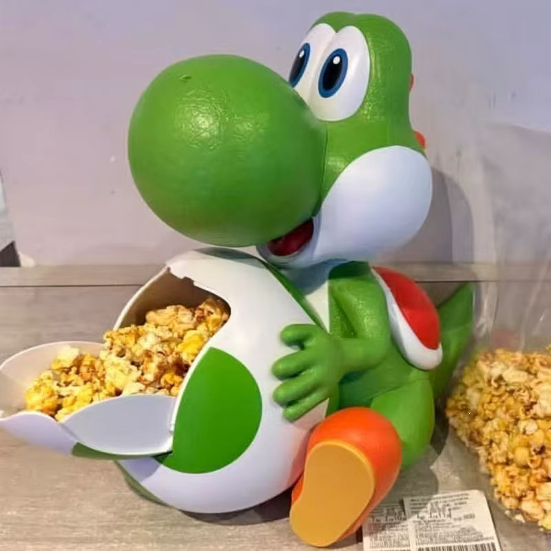 Bandai Mario Yoshi Popcorn-Eimer, Yoshi Ei-förmiger Snack-Aufbewahrungsbehälter - Bild 2