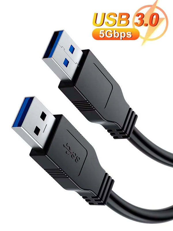 VBDWRM USB 3.0 Kabel Typ A auf Typ A in Schwarz für Kamera, USB-Hub und Lüfter - Bild 6