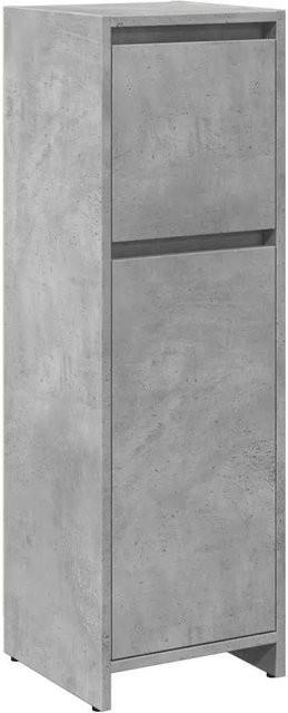 vidaXL Badezimmerschrank in Betongrau mit Türen und Regalen, B/T/H: 30 x 30 x 95 cm - Bild 1