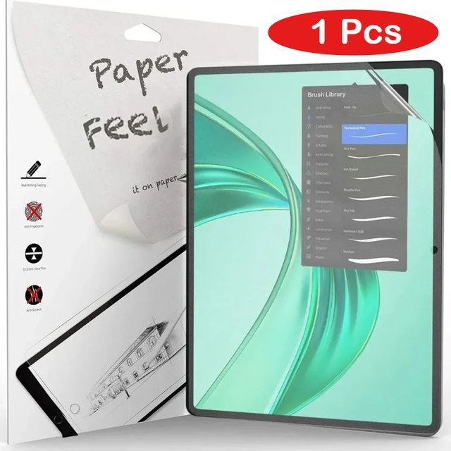 Displayschutzfolie für Honor Pad GT X9a X9 Pro X8a 11 Zoll mit HD-Papiergefühl und vollständiger Abdeckung, transparent - Bild 1