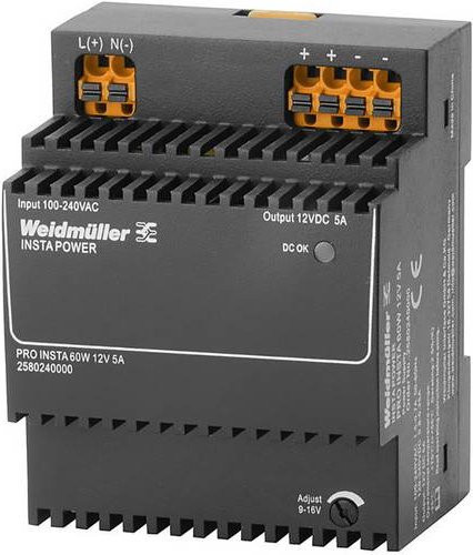 Weidmüller Schaltnetzgerät 12 V/DC 5 A 60 W Schwarz - Bild 1