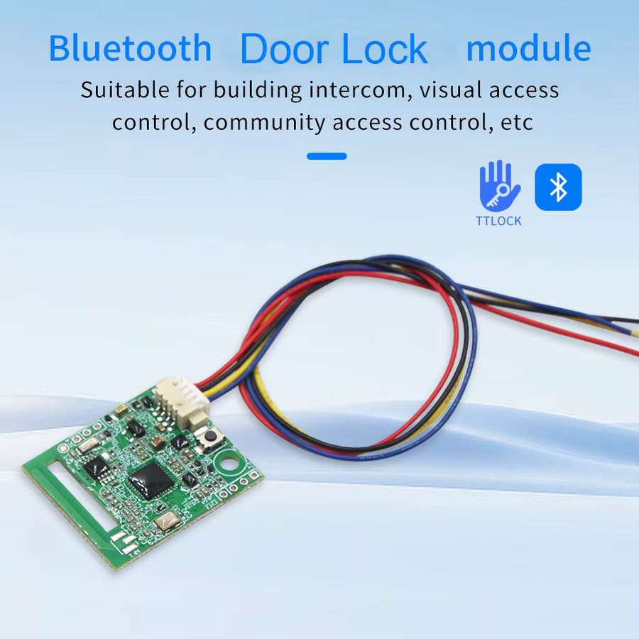 Asia-Teco Smart Lock-Modul mit BLE5.0, TTLock, Alexa und Google Home Unterstützung, Farbe: Grün - Bild 2