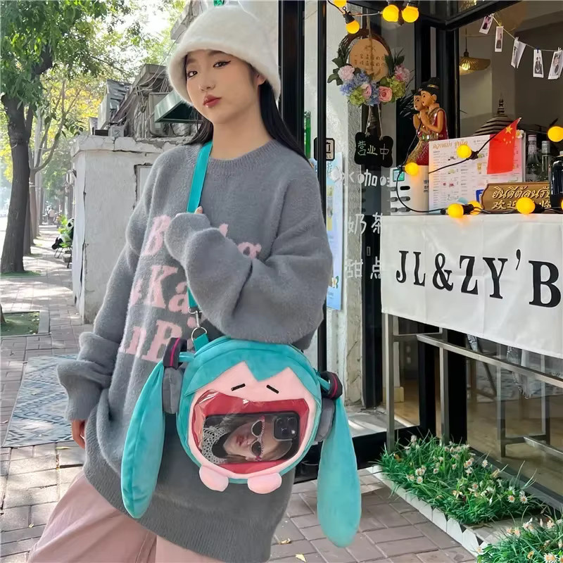 Bandai Hatsune Miku Umhängetasche, Rucksack, Plüsch-Rucksack - Bild 5