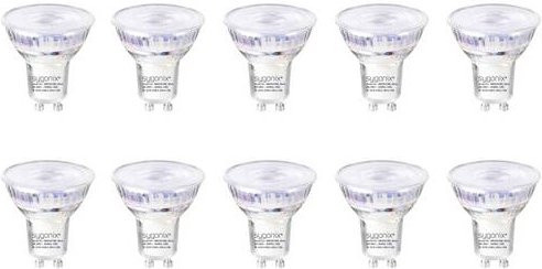Sygonix SY-5237738 LED GU10 Reflektor, 3.6W (entspricht 50W), Warmweiß, nicht dimmbar, 10 Stück, Durchmesser: 50 mm, Höhe: 54 mm - Bild 1