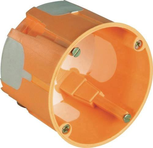 F-Tronic 1428915 Hohlwanddose winddicht, Farbe: Orange, 25er Set, Durchmesser: 6,8 cm, Tiefe: 6,1 cm - Bild 1