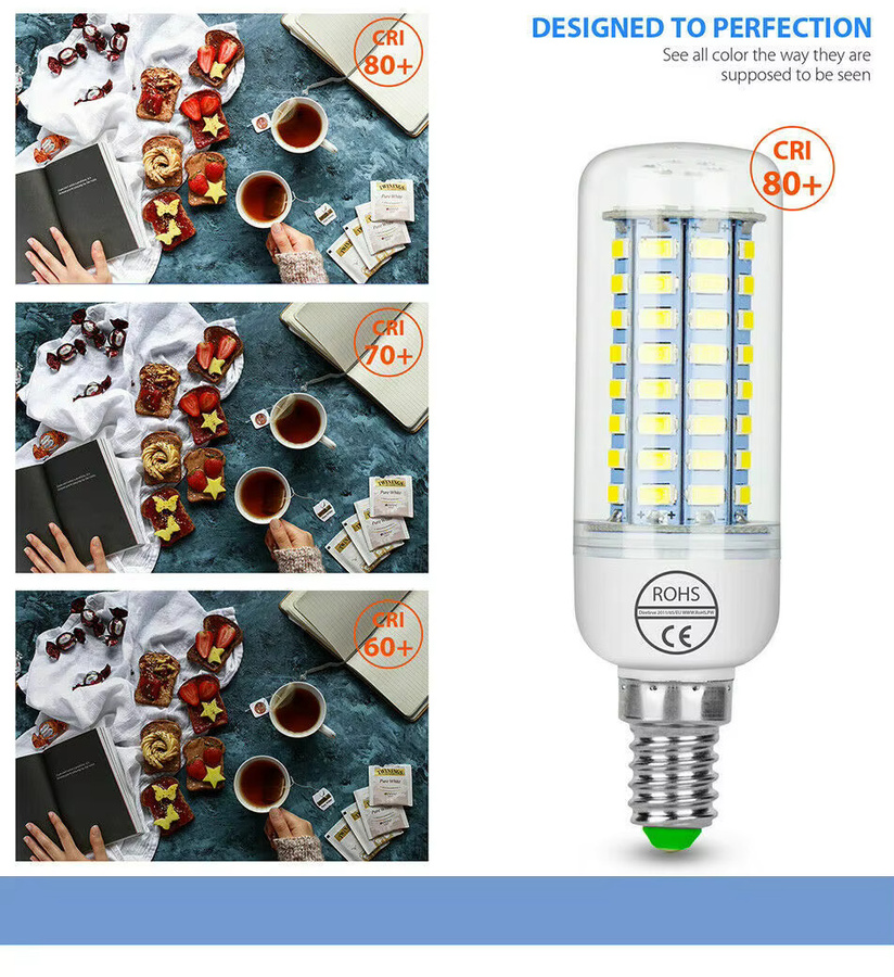 YORYZENG 10er Set LED Maisglühbirnen 9W Warmweiß dekorative Lampe für Zuhause und Schlafzimmer - Bild 3