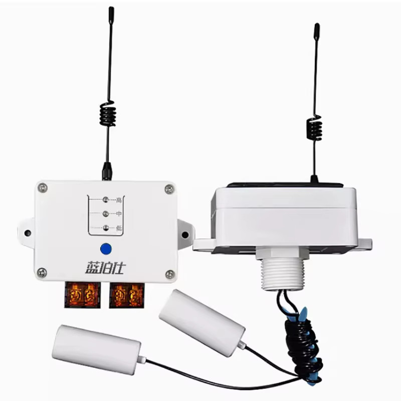 Drahtloser Wasserstand-Controller mit Fernbedienung für Wassertürme, Pools und Wasserpumpen, weiß - Bild 4
