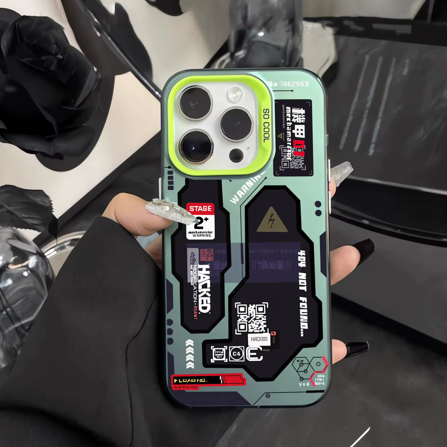 Hacker Kreative Mecha Handyhülle für Xiaomi Redmi Note 7 8 9 9S 10 11 12 13 14 Pro Plus 4G 5G mit matter Rückseite in Multicolour - Bild 2