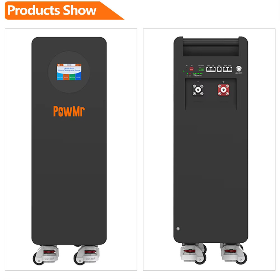 PowMr LiFePO4 Batterie 48V 51.2V 300Ah 15KWH mit intelligentem BMS in Schwarz - Bild 7