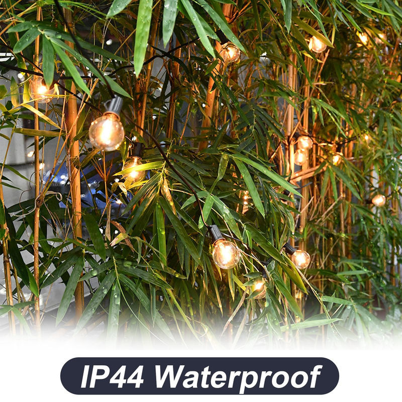TOMTOP JMS Globe LED G40 Glühbirne 25er Pack, E12 Sockel, Warmweiß, Transparent, IP44 wasserbeständig für Außenbereich und Innenbereich - Bild 2
