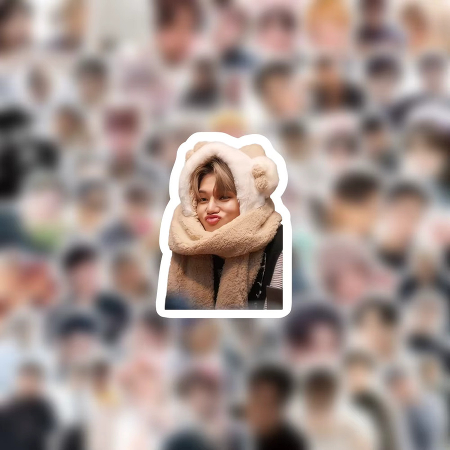 FANLU Kpop Idol ATEEZ Aufkleber, 100-teiliges Set - Bild 2