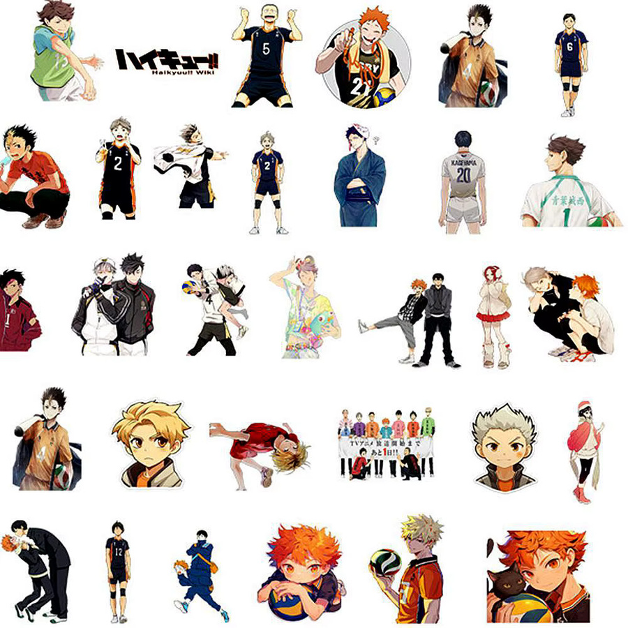 Bandai Haikyuu Anime-Aufkleber, Charaktermodell, 1-teiliges Set - Bild 4
