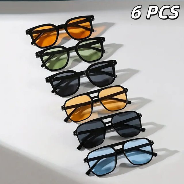 Hindfield Sonnenbrille, quadratisch, Vollrand, Kunststoff, Unisex, Schwarz - Bild 1