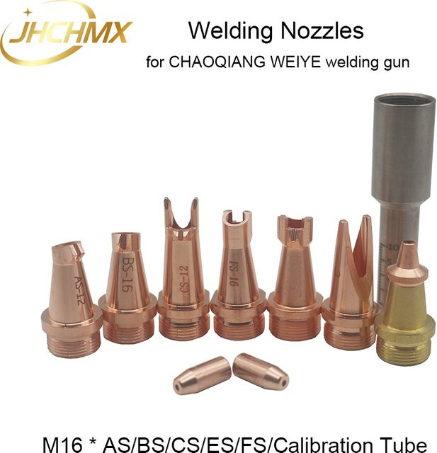 JHCHMX CQWY Laser-Handschweißdüsen Kalibrierungsrohr M16 für Raytools Laserschweißpistole SUP20/21/23T in Gold - Bild 1