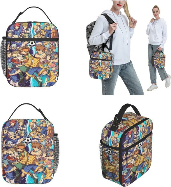 Isolierte Lunchtasche Kanon Endo Inazuma Eleven Fußball Mahlzeitenbehälter Multicolour B: 26,0 cm, H: 21,0 cm - Bild 1