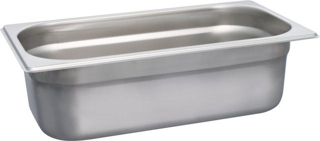 Schneider GN 1/3 Behälter aus Edelstahl in Silber mit 3,8 l Volumen und einer Tiefe von 10 cm - Bild 1