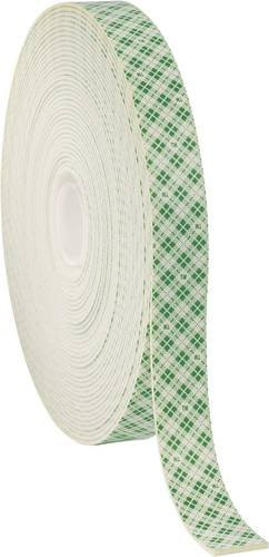 3M 40261533 Doppelseitiges Klebeband in Weiß, Breite: 15 mm, Länge: 33 m - Bild 1