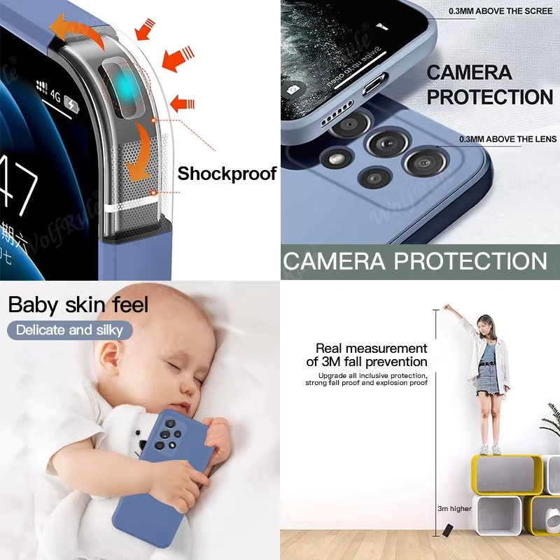 Xiaomi Silikon Schutzhülle für Redmi Note 15 Pro, Redmi Note 15 Pro Plus und Redmi Note 15, weiches TPU Case in Grau oder Blau - Bild 5