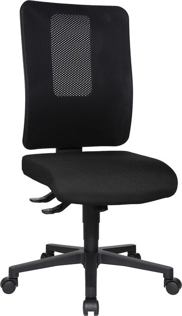 Topstar Profi Bürostuhl HJH WORK BASIC in Schwarz aus Stoff ohne Armlehnen - Bild 1