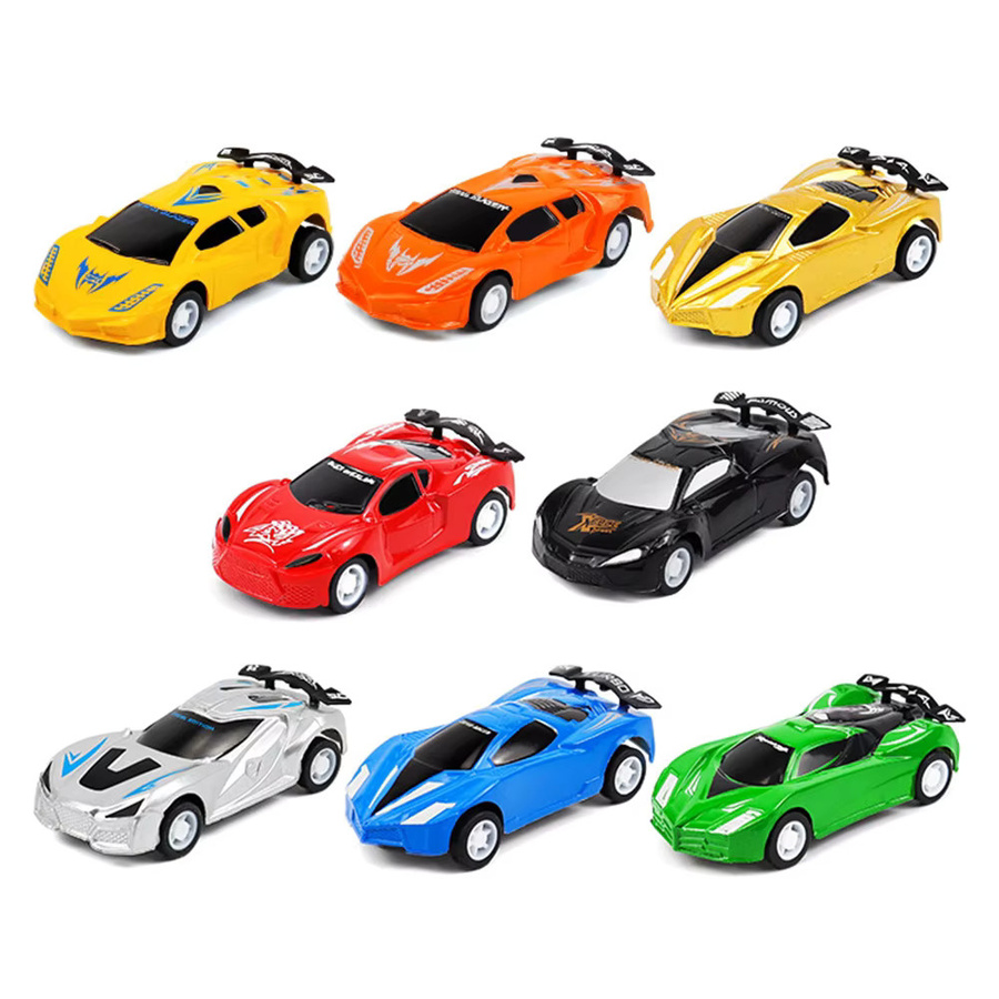 Mini Ziehen Auto Spielzeug, Racing Bus Auto Modell, 8-teiliges Set - Bild 4