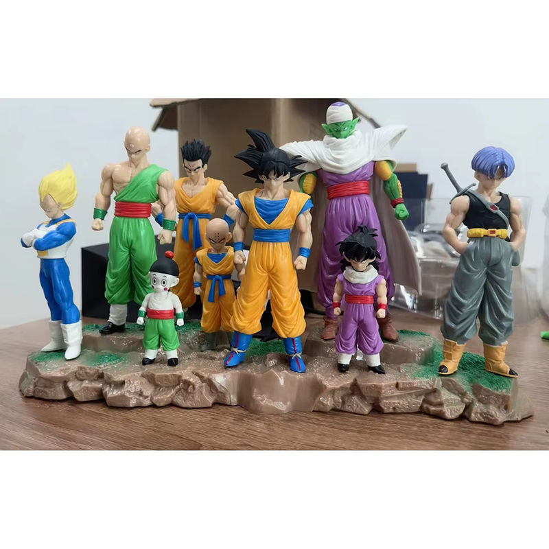 Bandai Dragon Ball Z Infinite Z Krieger Set mit 9 Figuren aus Kunststoff, mehrfarbig - Bild 4