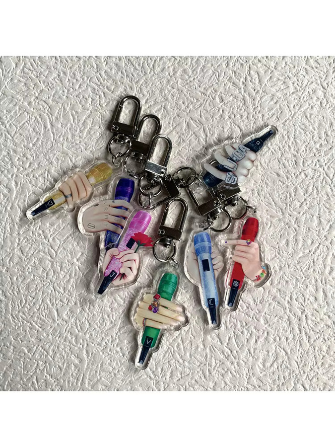 BT21 Mikrofon Acryl-Zubehör, Handmikrofon, Kunststoff - Bild 3