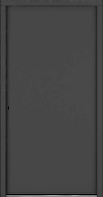 Roro Haustür OAE 1201 aus Aluverbund und Stahl in Weiß-Anthrazit, B: 100 cm, H: 200 cm, DIN Links - Bild 1