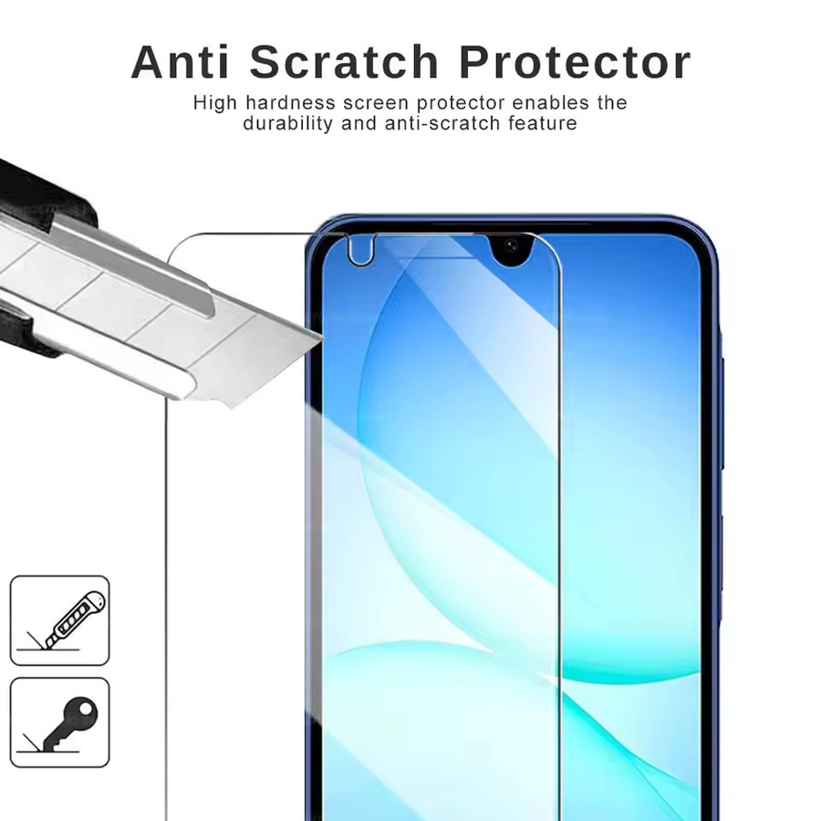 3er-Pack Displayschutzfolie aus gehärtetem Glas für Samsung Galaxy A16 4G und 5G, transparent - Bild 4