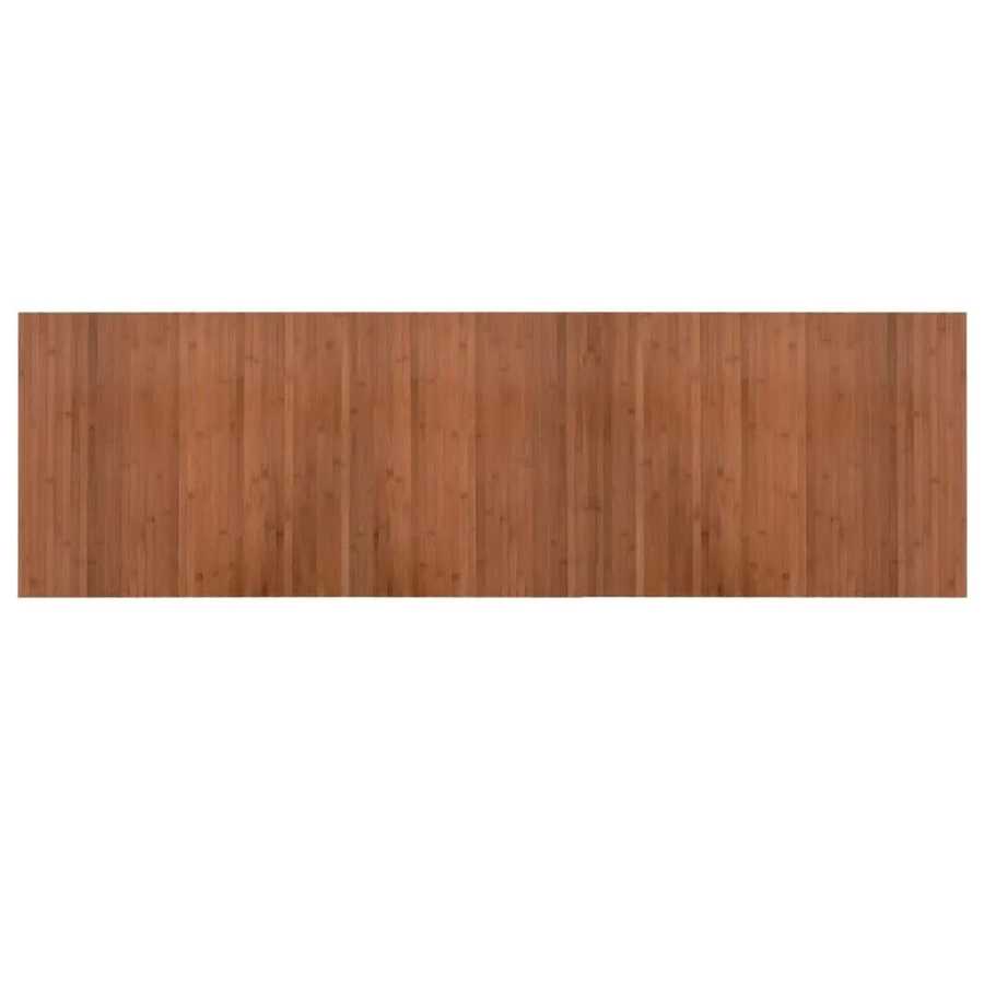 vidaXL Teppich Rechteckig Braun aus Bambus und Polypropylen B/T: 60 x 200 cm - Bild 2