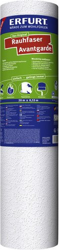 Erfurt Raufasertapete Avantgarde weiß matt strukturiert B: 53 cm, L: 1300 cm - Bild 1
