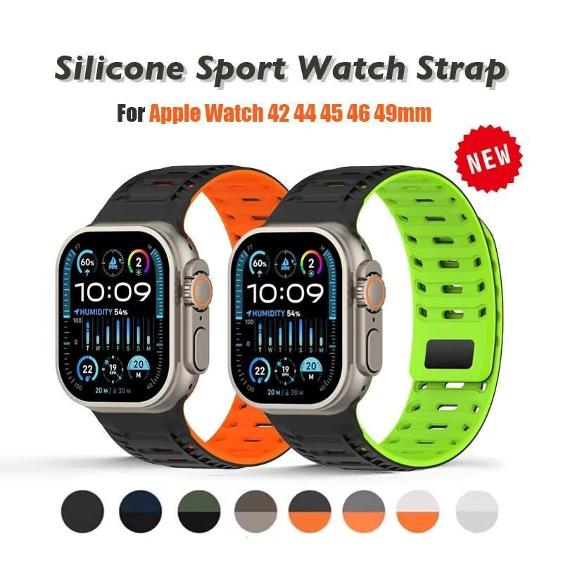 Apple Uhrenarmband Silikon, Schlaufenarmband, Unisex - Bild 2