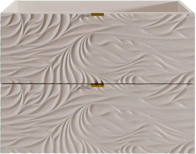Waschbeckenunterschrank Rinarel von Vente-unique in Beige mit einer Breite von 80 cm - Bild 1