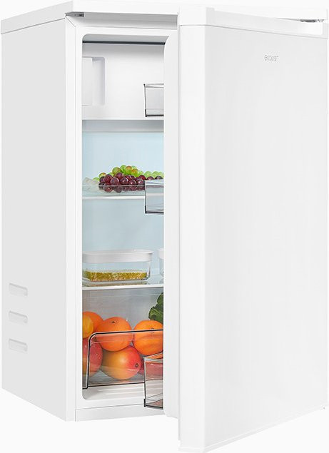 Exquisit Kühlschrank KS16-4-070E in Weiss, Standgerät mit umkehrbarer Tür und LED-Innenbeleuchtung, B/T/H: 57,5 x 55,0 x 139,0 cm - Bild 1