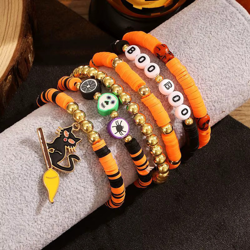 Alivparty Armbänder Set, Kürbis, Bunt, Kunststoff, Mädchen, Damen - Bild 3